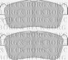 BORG & BECK BBP1801 Brake Pad Set, disc brake